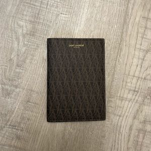YSL passport holder + duster bag